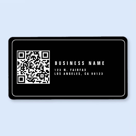 Scannercode erstellen | Moderne Rücksendeadresse Adressaufkleber