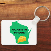 Scansin (Wisconsin) Stolz! Schlüsselanhänger (Vorderseite)