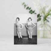 Scantily Clad Chorus Girls, 1920 Postkarte (Stehend Vorderseite)