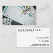 scantron Illustration Visitenkarte (Vorne/Hinten)