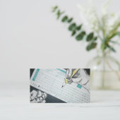 scantron Illustration Visitenkarte (Stehend Vorderseite)