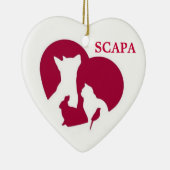 SCAPA Logo-Verzierung Keramik Ornament (Rechts)