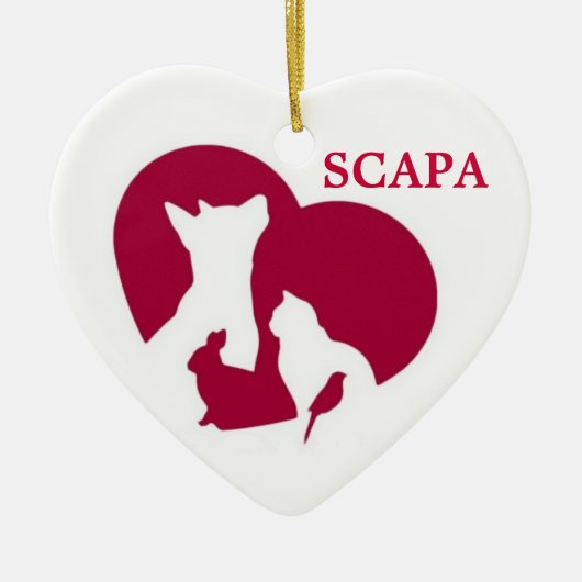 SCAPA Logo-Verzierung Keramik Ornament (Vorne)