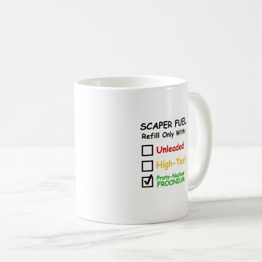Scaper Brennstoff-Tasse Kaffeetasse (VorderseiteRechts)