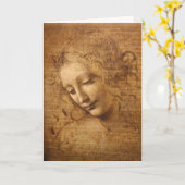 Scapigliata, Leiter einer Frau Karte (Gelbe Blume)