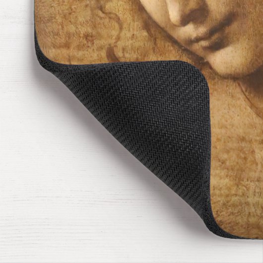 Scapigliata, Leiter einer Frau Mousepad (Ecke)