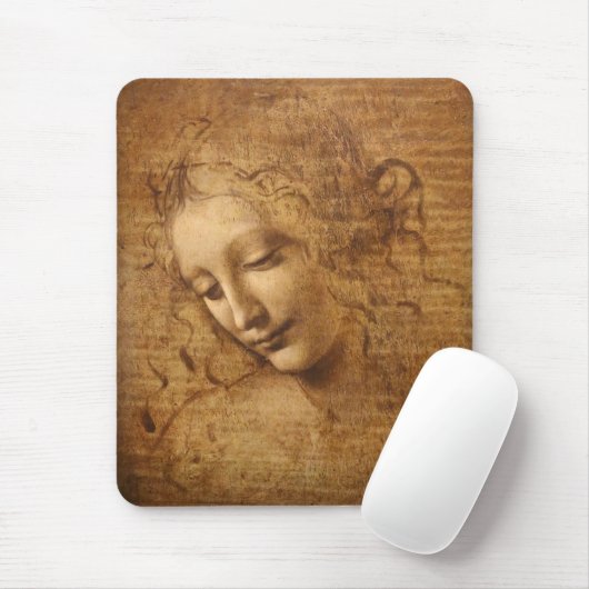 Scapigliata, Leiter einer Frau Mousepad (Mit Mouse)