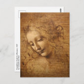 Scapigliata, Leiter einer Frau Postkarte (Vorne/Hinten)