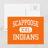Scappoose - Amerikanische Ureinwohner - Hoch - Sca Postkarte (Vorne/Hinten)