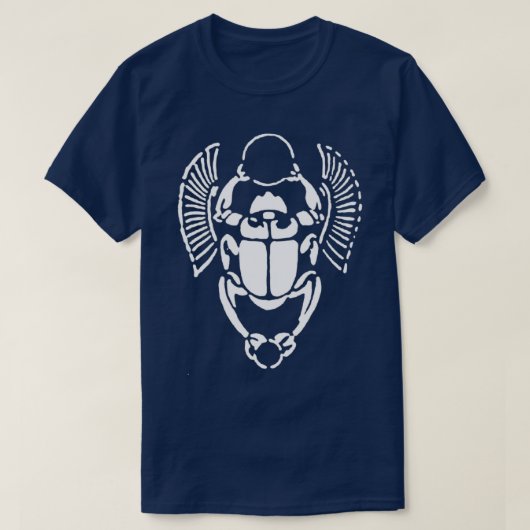 Scarab Antikes ägyptisches Symbol T-Shirt (Design vorne)