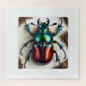 Scarab Beetle Realism 061124IREF222 - Watercolor Puzzle (Horizontal)