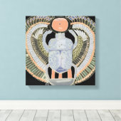 Scarab-Käfer Leinwanddruck (Insitu (Holzboden))