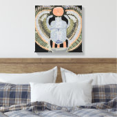 Scarab-Käfer Leinwanddruck (Insitu (Schlafzimmer))