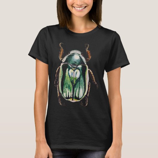 Scarab Käfer T-Shirt (Vorderseite)