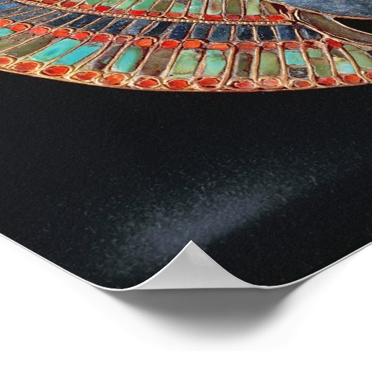 Scarab-Küste, aus dem Grab von Tutankhamun Poster (Ecke)