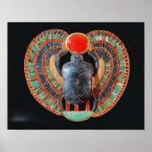 Scarab-Küste, aus dem Grab von Tutankhamun Poster (Vorne)