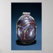 Scarab mit Heron, aus Grab von Tutankhamun Poster (Vorne)