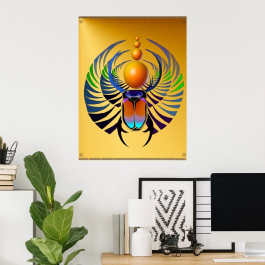 Scarab Poster (Heimbüro)