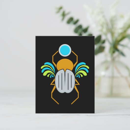 SCARAB Postkarte (Stehend Vorderseite)