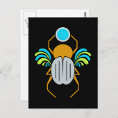 SCARAB Postkarte (Vorne/Hinten)