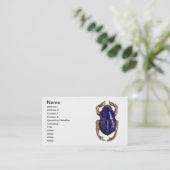 Scarab-Souvenir Visitenkarte (Stehend Vorderseite)