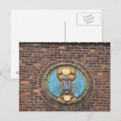 Scarab tile Detroit Michigan Postkarte (Vorne/Hinten)
