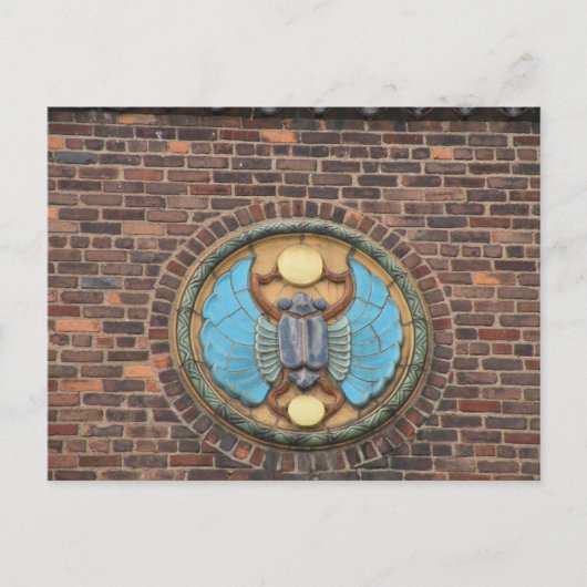 Scarab tile Detroit Michigan Postkarte (Vorderseite)
