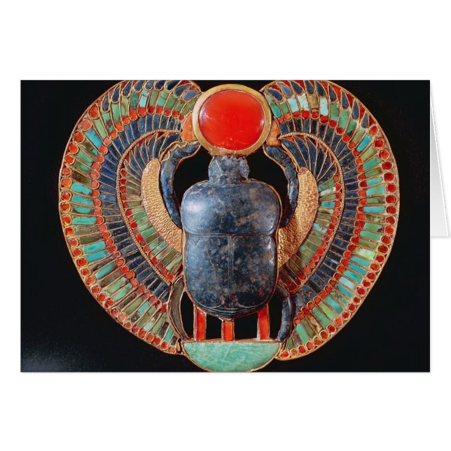 Scarabäus-Brust, vom Grab von Tutankhamun (Vorderseite (Horizontal))