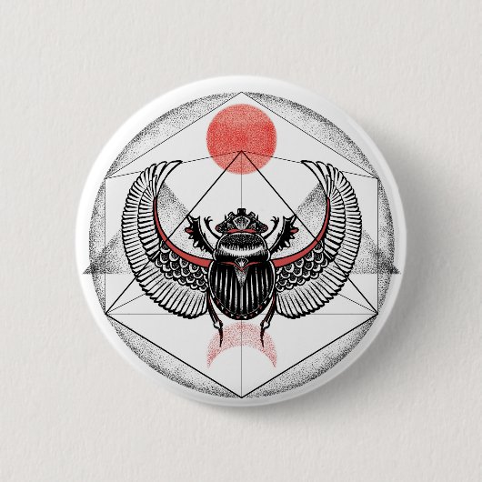 Scarabäus Button (Vorderseite)