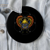 Scarabäus-Käfer-ägyptisches Symbol-heilige Button (Beispiel)