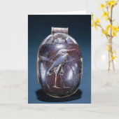 Scarabäus mit Reiher, vom Grab von Tutankhamun Karte (Gelbe Blume)