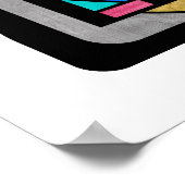 Scarabesque - Art Deco Art Nouveau Geometrie Poster (Ecke)