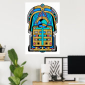 Scarabesque - Art Deco Art Nouveau Geometrie Poster (Heimbüro)