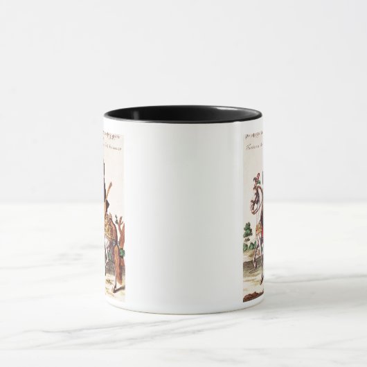 Scaramouche zu Pferd Tasse (Zentrum)