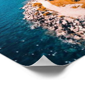 Scarborough Bluffs Canada stilisiert Poster (Ecke)