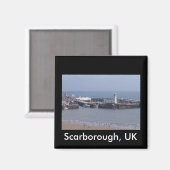 Scarborough, britischer Magnet (Vorderseite/Rückseite)