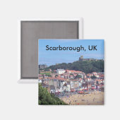 Scarborough, britischer Magnet (Vorderseite/Rückseite)