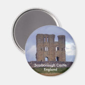 Scarborough Castle England Magnet (Vorderseite/Rückseite)