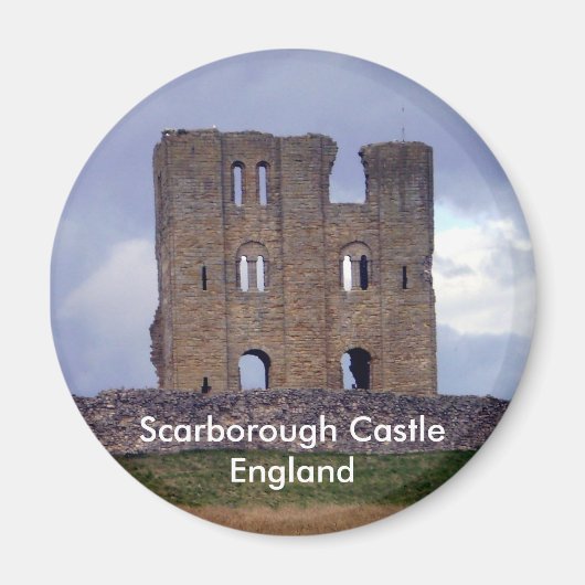 Scarborough Castle England Magnet (Vorne)
