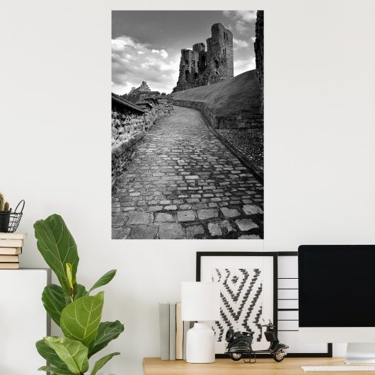 Scarborough Castle Poster (Heimbüro)