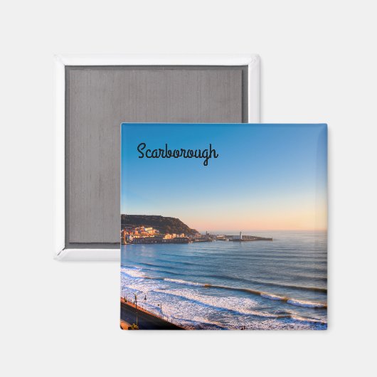 Scarborough Coastline Magnet (Vorderseite/Rückseite)