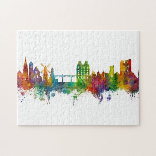 Scarborough England Skyline Puzzle (Horizontal)