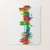 Scarborough England Skyline Puzzle (Vertikal)