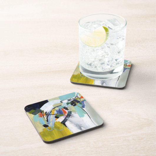 Scarborough Fair - Abstrakt Getränkeuntersetzer (Rechte Seite)