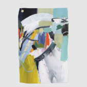 Scarborough Fair - Abstrakt Golfhandtuch (Vorderseite)