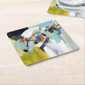 Scarborough Fair - Abstrakt Rechteckiger Pappuntersetzer (angewinkelt)