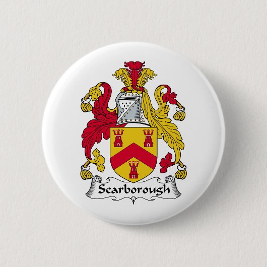 Scarborough-Familienwappen Button (Vorderseite)