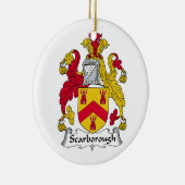 Scarborough-Familienwappen Keramik Ornament (Rechts)