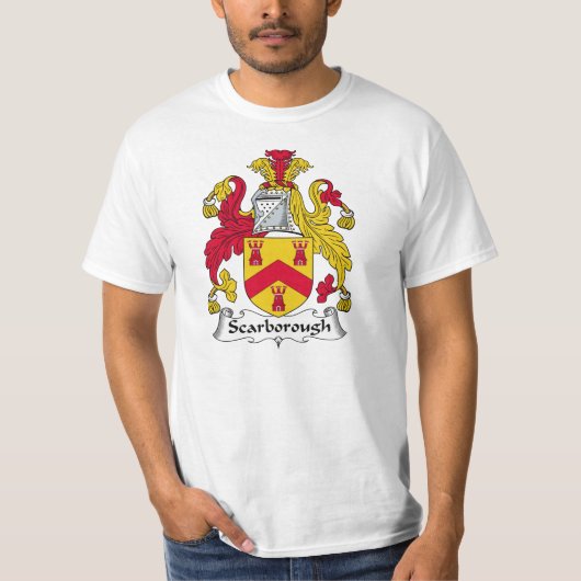 Scarborough-Familienwappen T-Shirt (Vorderseite)