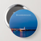 Scarborough Lighthouse Button (Vorne & Hinten)